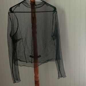 Forever 21 Fishnet Mesh Top 1x